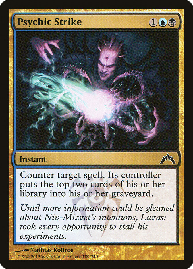 Psychic Strike [Gatecrash] Foil