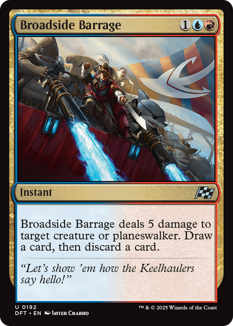 Broadside Barrage [Aetherdrift] Foil