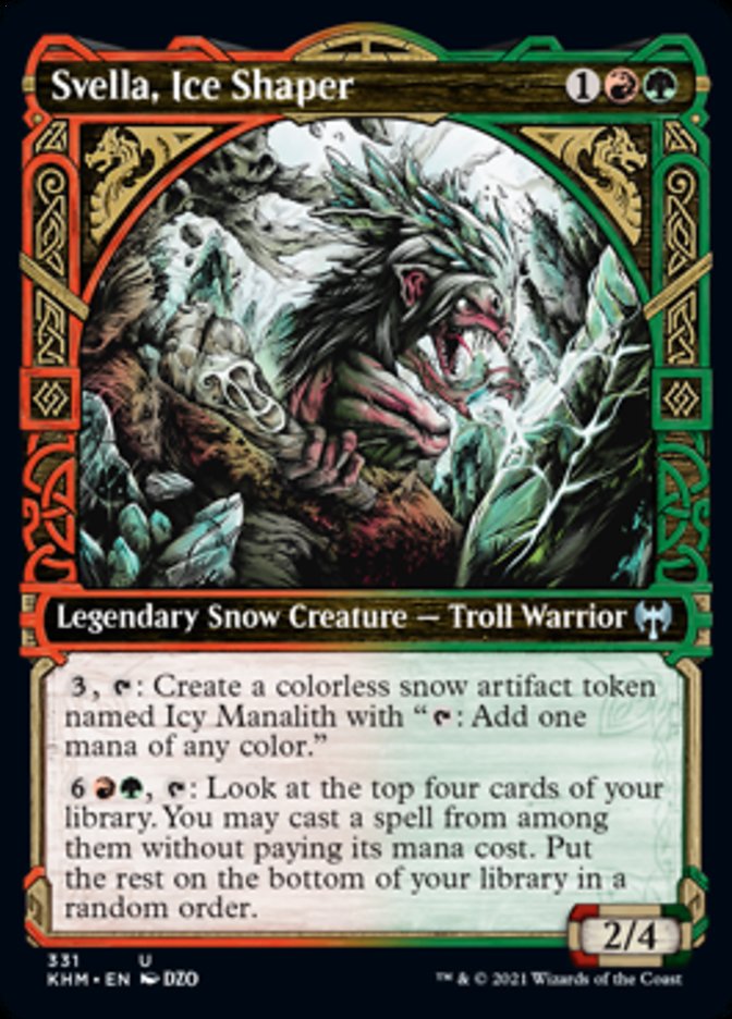 Svella, Ice Shaper (Showcase) [Kaldheim] Foil