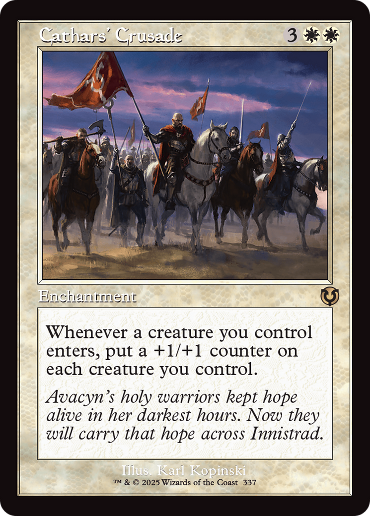 Cathars' Crusade (Retro Frame) [Innistrad Remastered] Foil