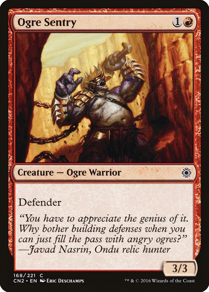 Ogre Sentry [Conspiracy: Take the Crown] Foil