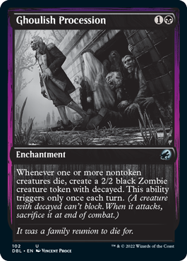 Ghoulish Procession [Innistrad: Double Feature] Foil