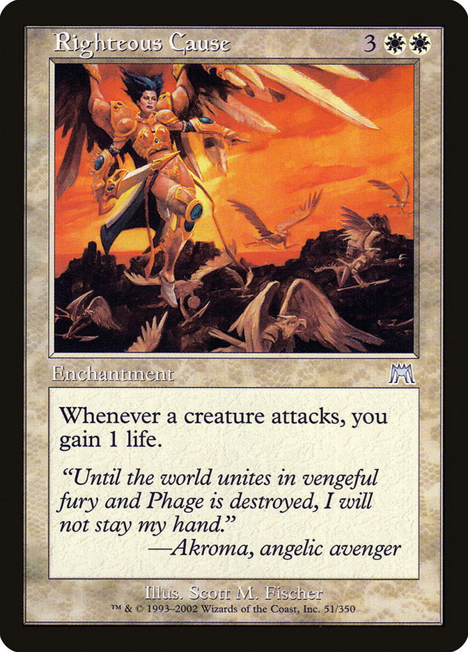 Righteous Cause [Onslaught] Foil