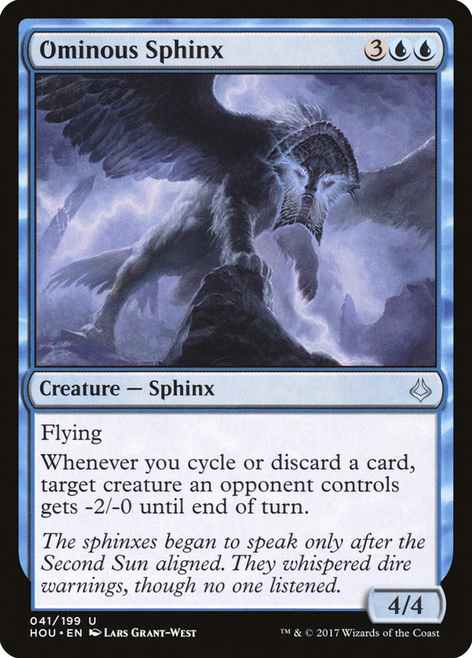 Ominous Sphinx [Hour of Devastation] Foil