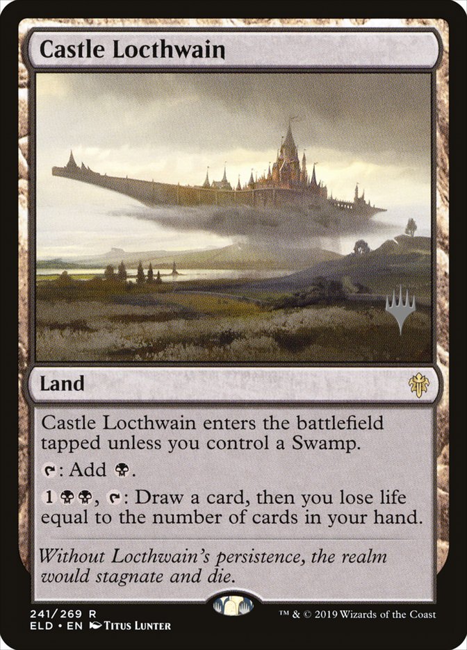 Castle Locthwain (Promo Pack) [Throne of Eldraine Promos] Foil