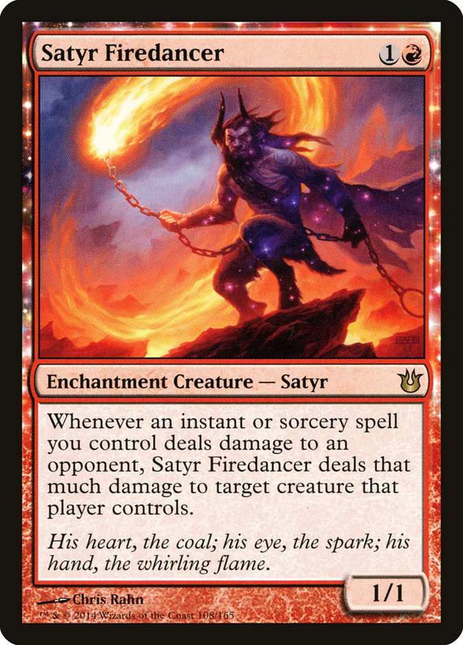 Satyr Firedancer [Born of the Gods] Foil