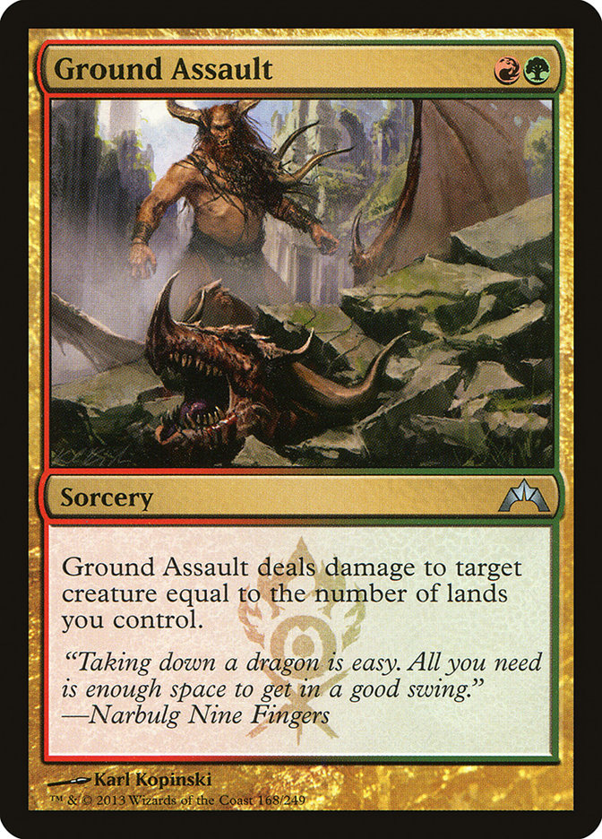 Ground Assault [Gatecrash] Foil