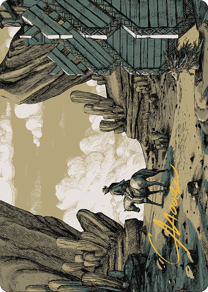 Path to Exile // Path to Exile  [Outlaws of Thunder Junction Art Series] (Borderless) Foil
