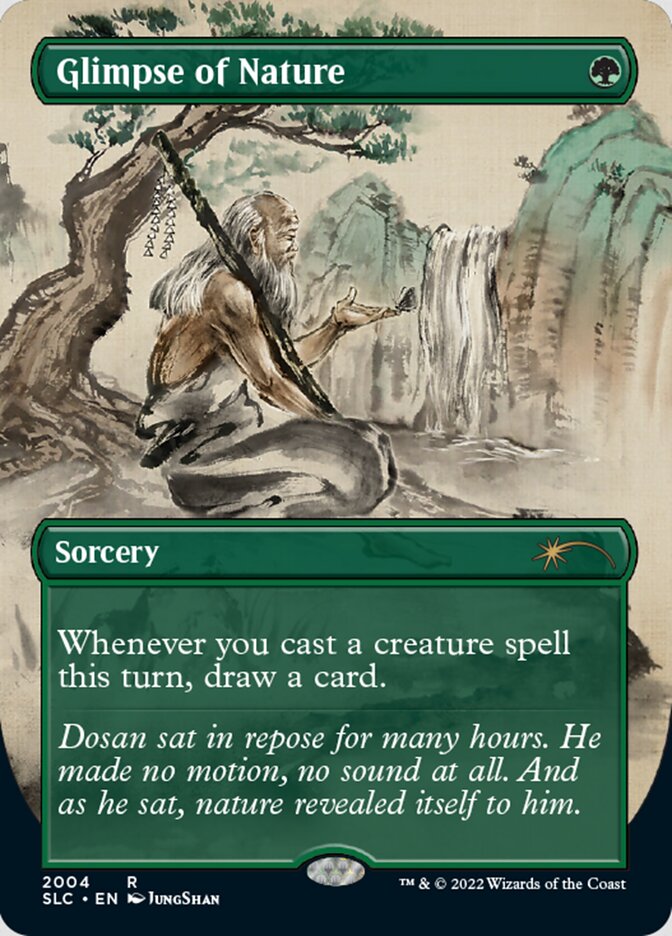 Glimpse of Nature (Borderless) [Secret Lair 30th Anniversary Countdown Kit] Foil