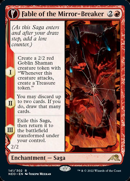 Fable of the Mirror-Breaker // Reflection of Kiki-Jiki [Kamigawa: Neon Dynasty] Foil