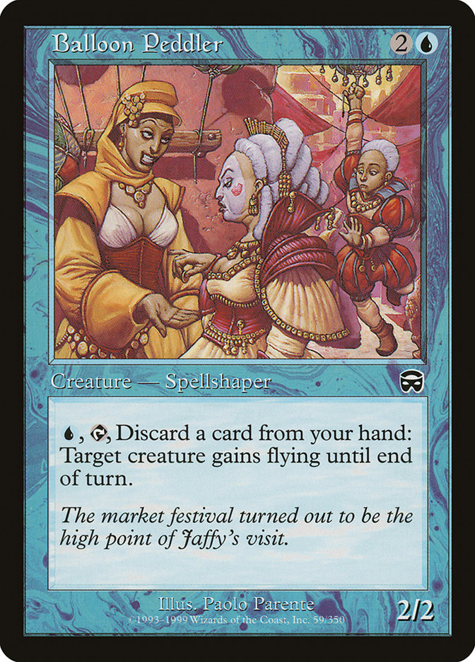 Balloon Peddler [Mercadian Masques] Foil