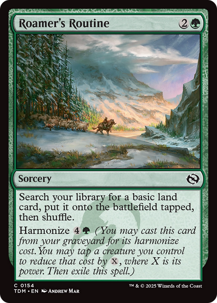 Roamer's Routine [Tarkir: Dragonstorm] Foil