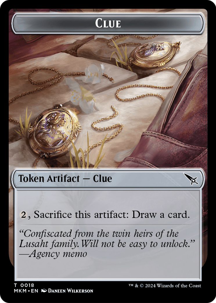 Clue  [Murders at Karlov Manor Tokens]