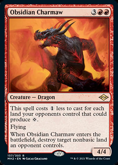 Obsidian Charmaw [Modern Horizons 2] Foil