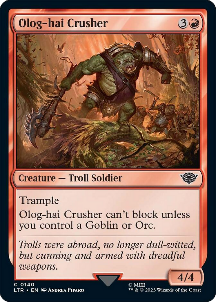 Olog-hai Crusher [The Lord of the Rings: Tales of Middle-Earth] Foil