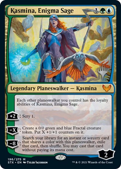 Kasmina, Enigma Sage (Promo Pack) [Strixhaven: School of Mages Promos] Foil