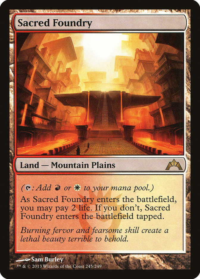 Sacred Foundry [Gatecrash] Foil