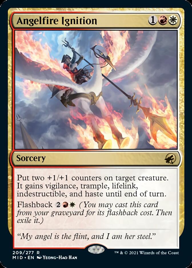 Angelfire Ignition [Innistrad: Midnight Hunt] Foil