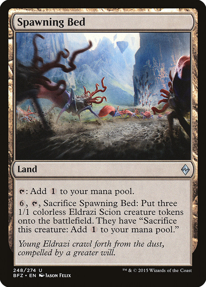 Spawning Bed [Battle for Zendikar] Foil