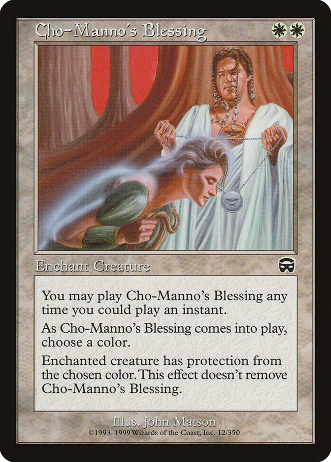 Cho-Manno's Blessing [Mercadian Masques] Foil