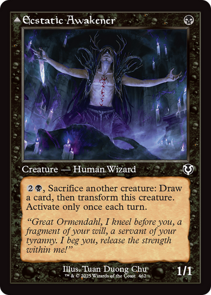 Ecstatic Awakener // Awoken Demon (Retro Frame) [Innistrad Remastered] Foil