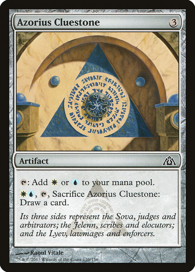 Azorius Cluestone [Dragon's Maze] Foil