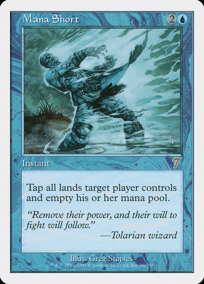 Mana Short [Seventh Edition] Foil