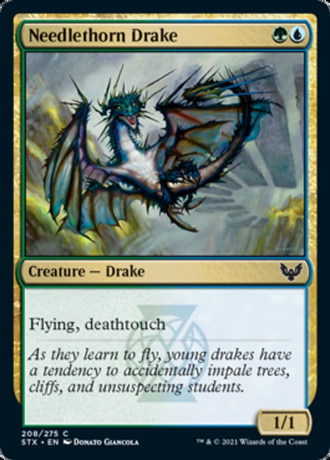 Needlethorn Drake [Strixhaven: School of Mages] Foil