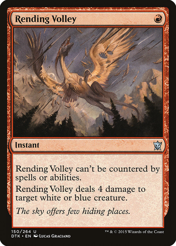 Rending Volley [Dragons of Tarkir] Foil