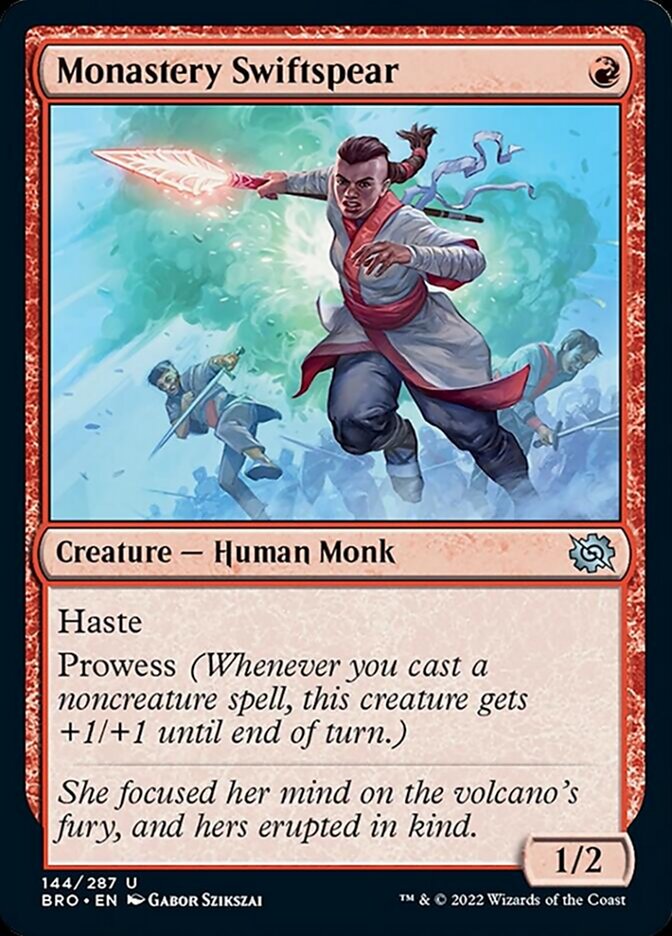 Monastery Swiftspear [The Brothers' War] Foil