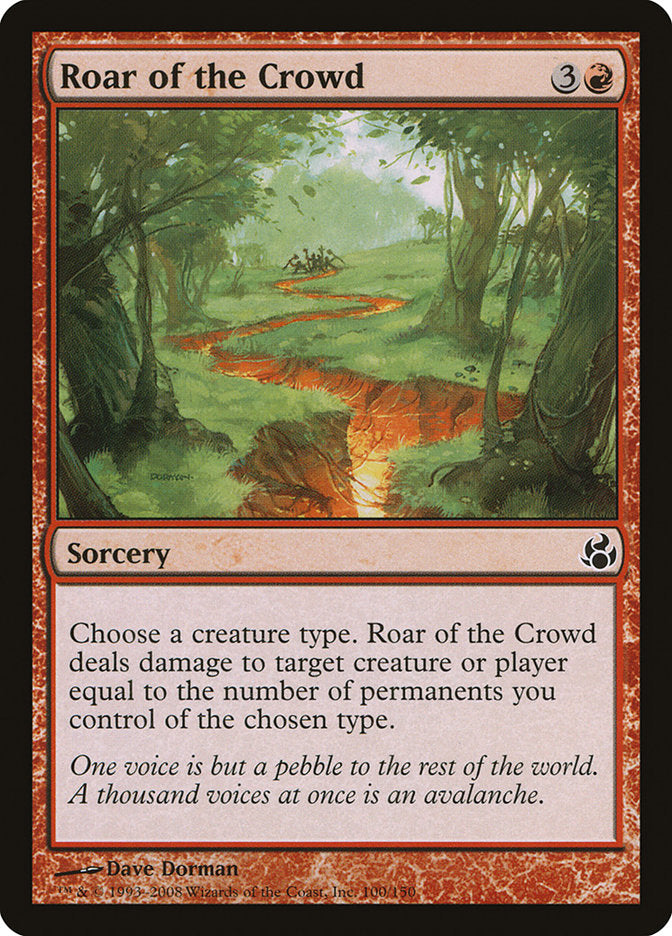 Roar of the Crowd [Morningtide] Foil