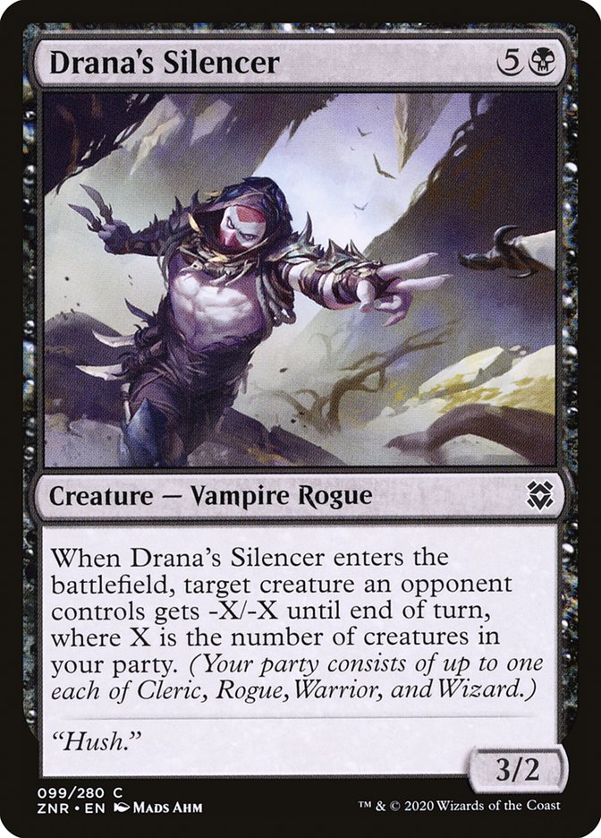 Drana's Silencer [Zendikar Rising] Foil