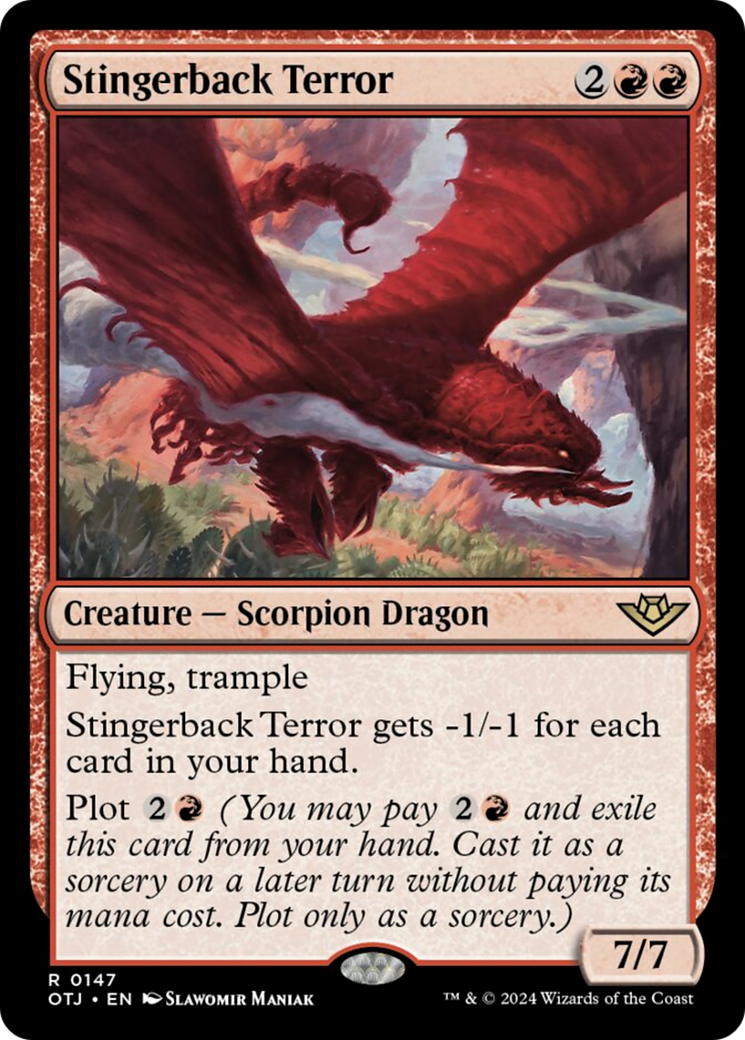 Stingerback Terror [Outlaws of Thunder Junction] Foil
