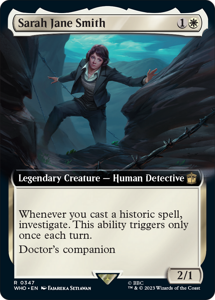 Sarah Jane Smith (Extended Art) [Doctor Who] Foil