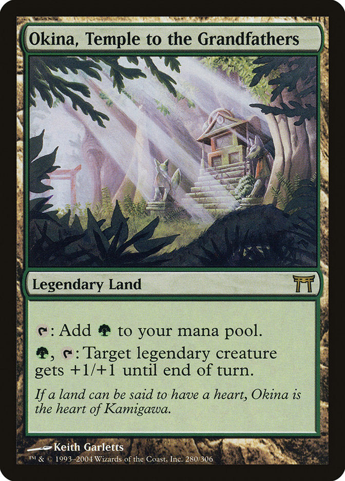 Okina, Temple to the Grandfathers [Champions of Kamigawa] Foil