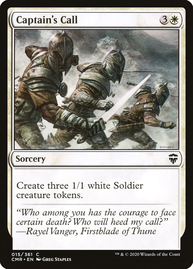 Captain's Call [Commander Legends] Foil