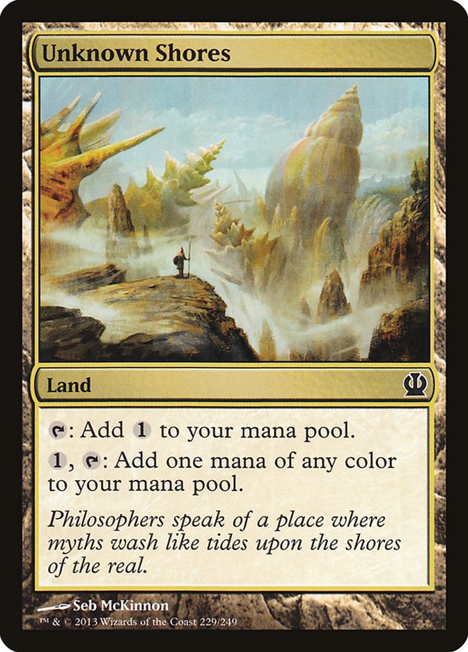 Unknown Shores [Theros] Foil