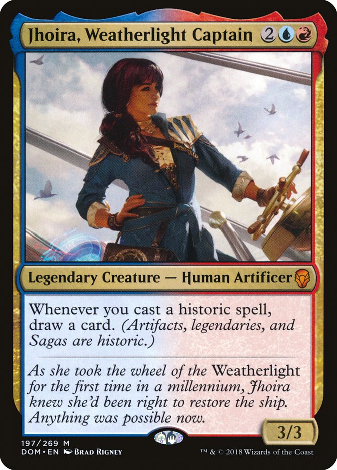 Jhoira, Weatherlight Captain [Dominaria] Foil