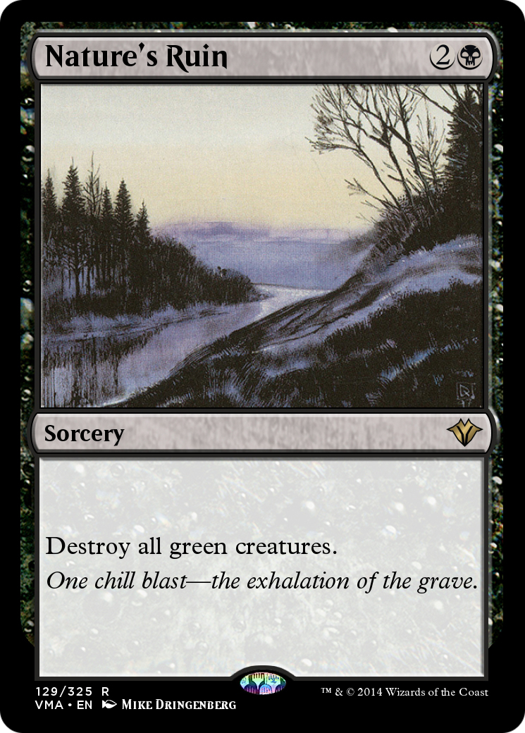 Nature's Ruin  [Vintage Masters] Foil