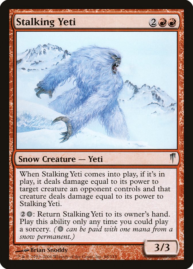Stalking Yeti [Coldsnap] Foil