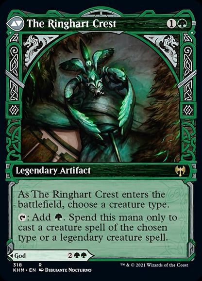 Kolvori, God of Kinship // The Ringhart Crest (Showcase) [Kaldheim] Foil
