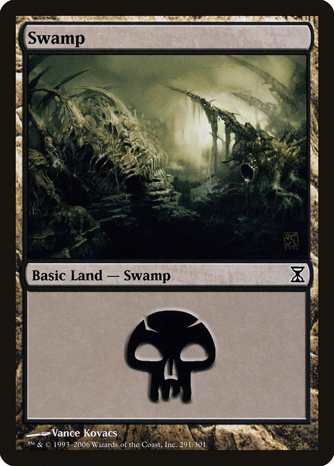 Swamp (291) [Time Spiral] Foil