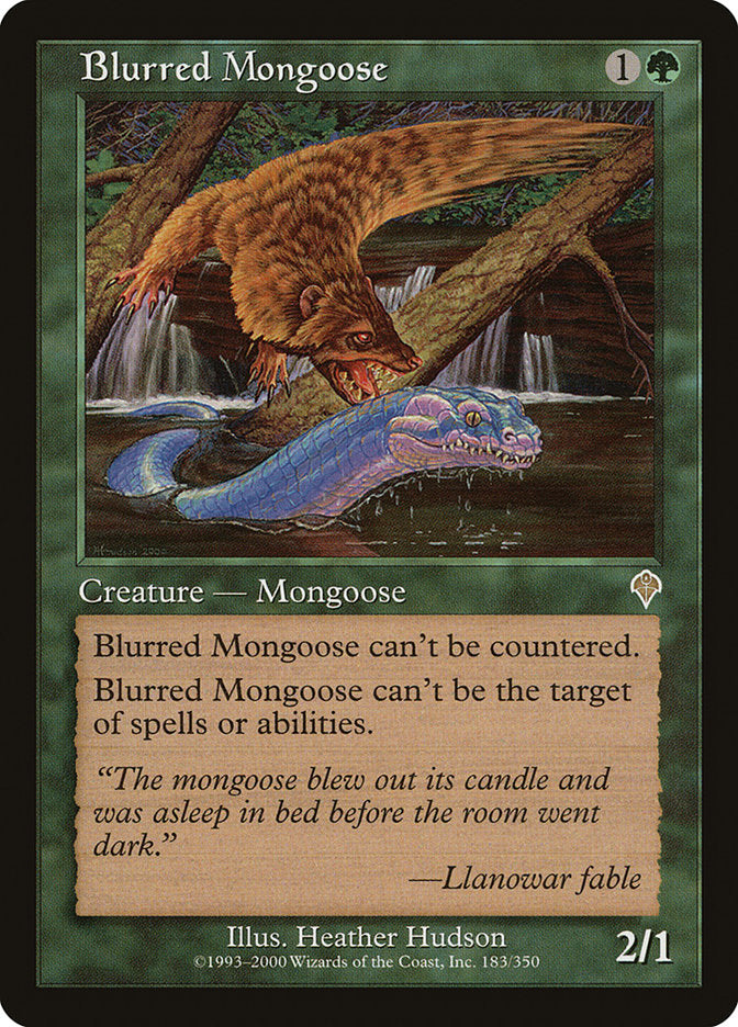 Blurred Mongoose [Invasion] Foil
