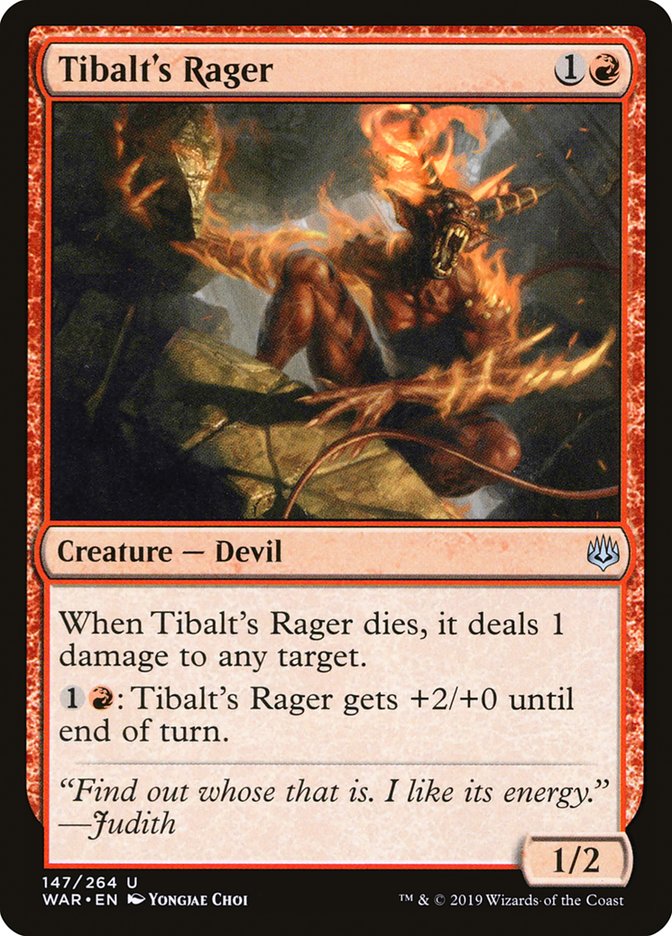 Tibalt's Rager [War of the Spark] Foil