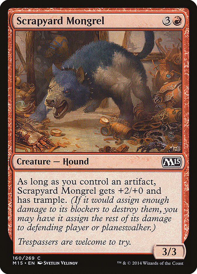 Scrapyard Mongrel [Magic 2015] Foil