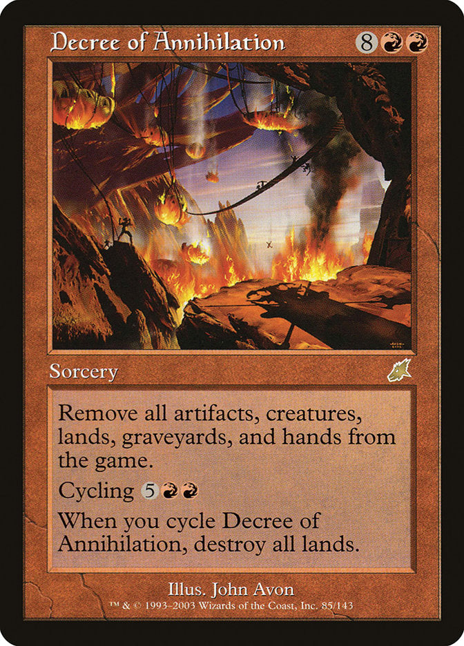 Decree of Annihilation [Scourge] Foil