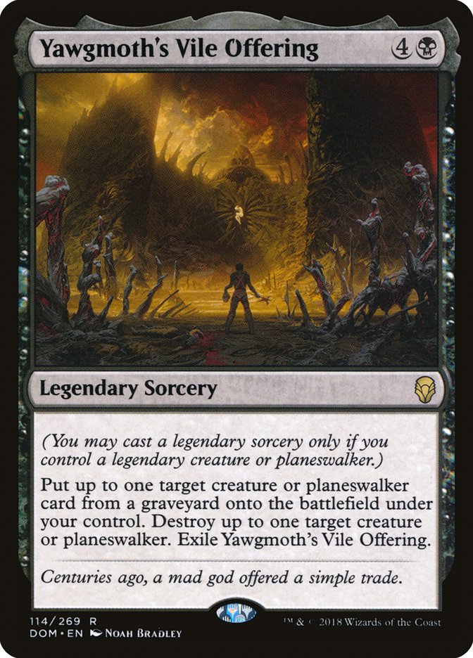 Yawgmoth's Vile Offering [Dominaria] Foil