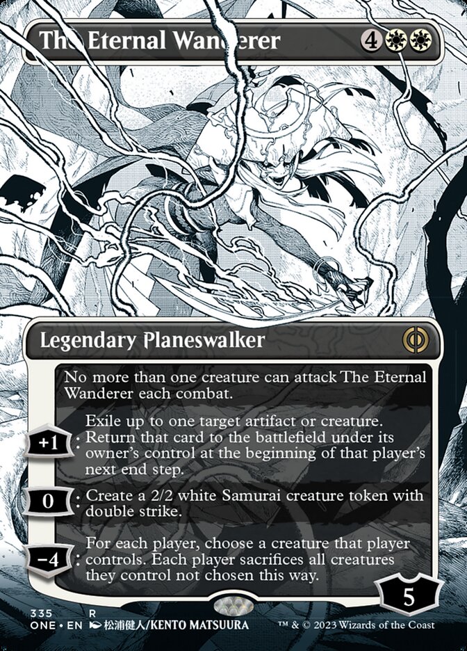 The Eternal Wanderer (Borderless Manga) [Phyrexia: All Will Be One] Foil