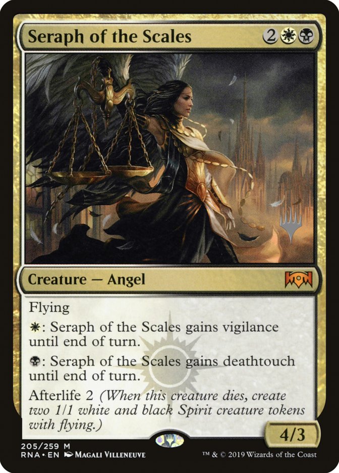 Seraph of the Scales (Promo Pack) [Ravnica Allegiance Promos] Foil