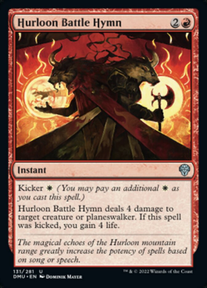 Hurloon Battle Hymn [Dominaria United] Foil
